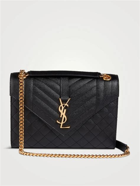 ysl medium monogram leather shoulder bag|saint laurent monogram shoulder bag.